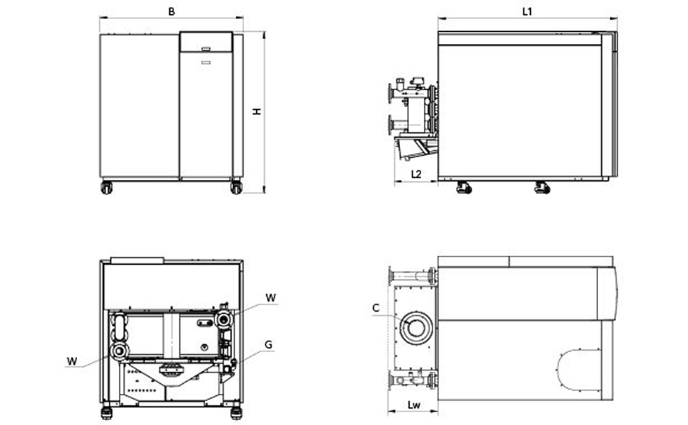 Розміри TRIGON® XXL EVO 700 - 1.100